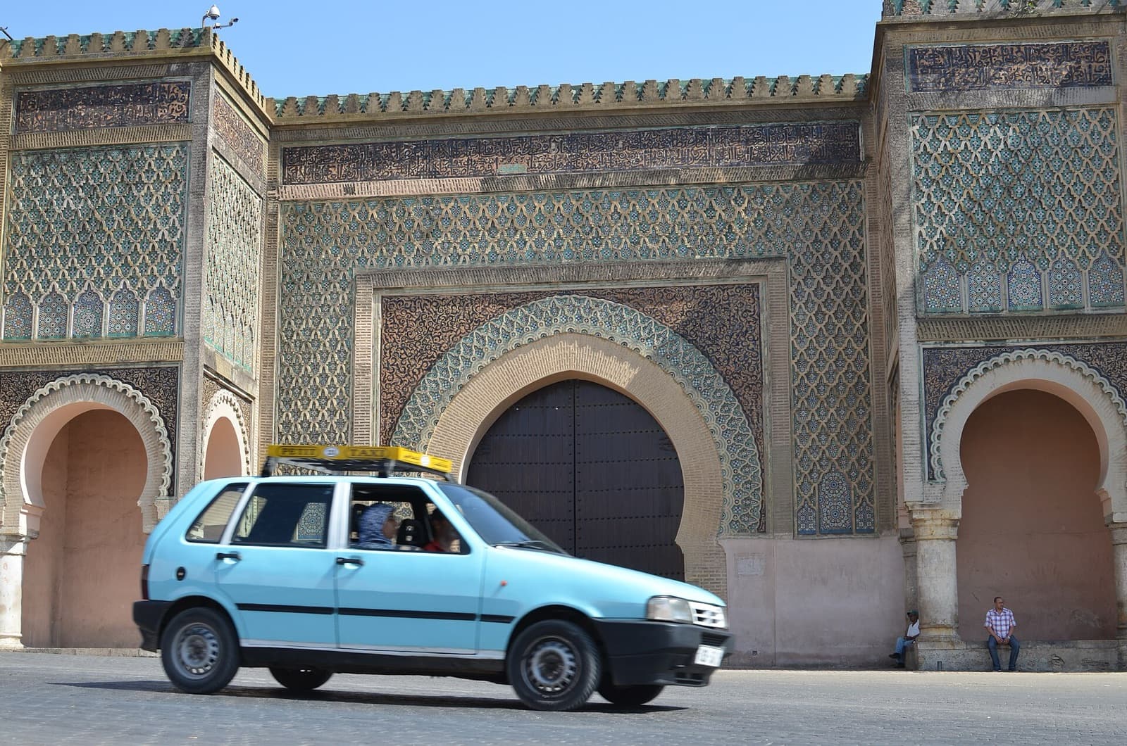 Bab Mansour gate in Meknes